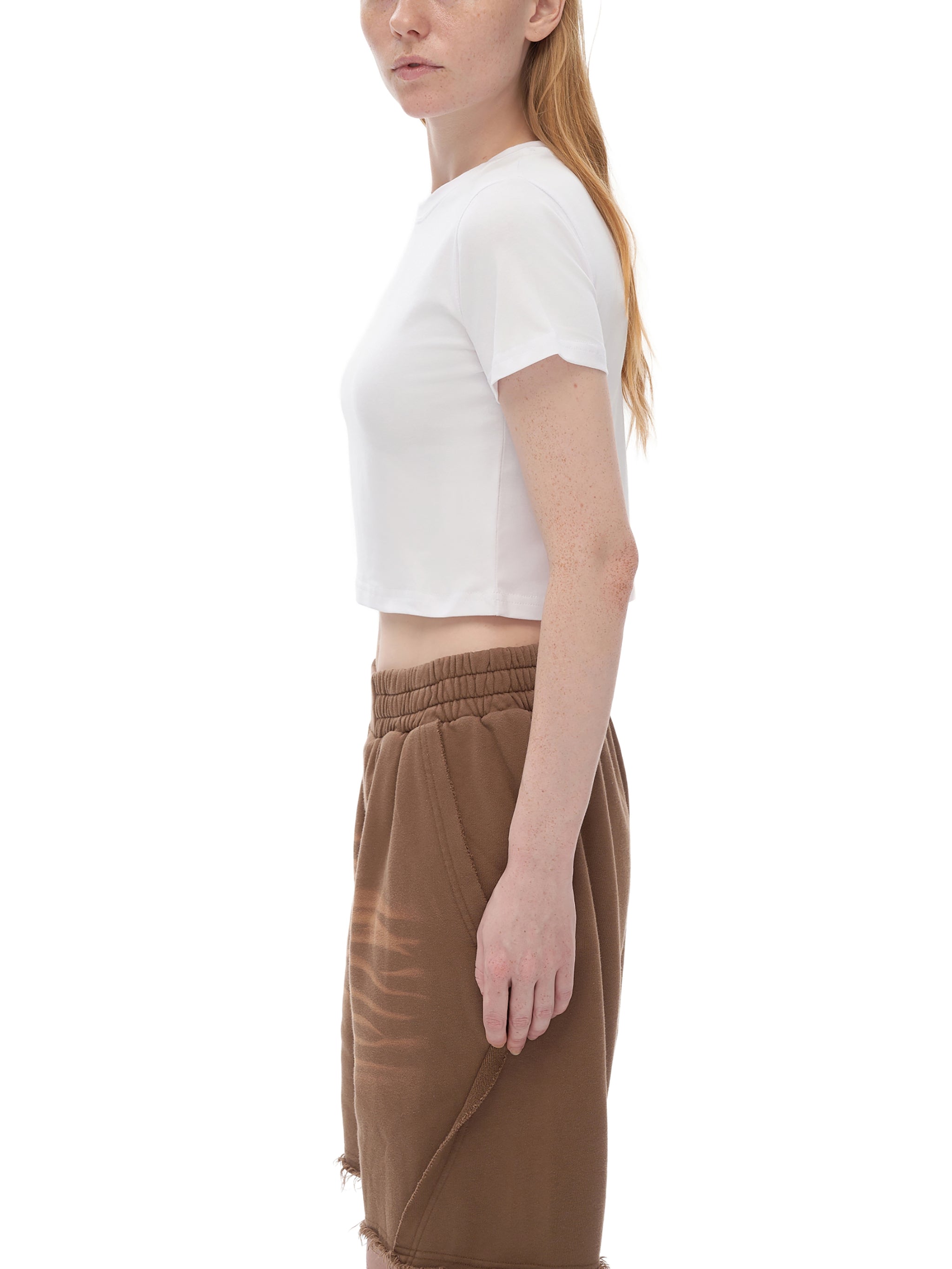 | "Tech-House Wife" | Graphic Top Fitted Cotton Crop Tee