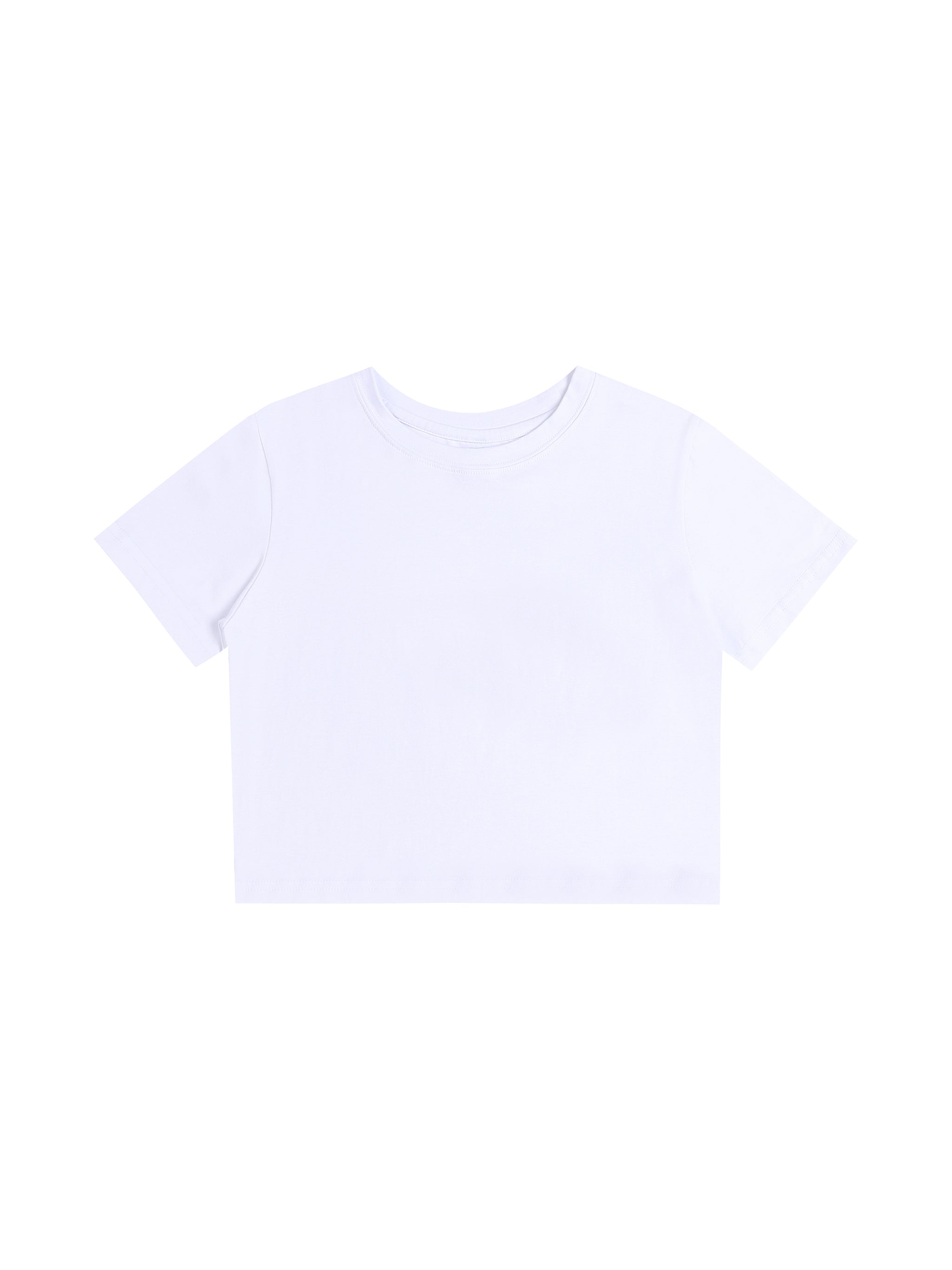 | "Tech-House Wife" | Graphic Top Fitted Cotton Crop Tee